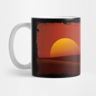 Tatooine grunge frame Mug